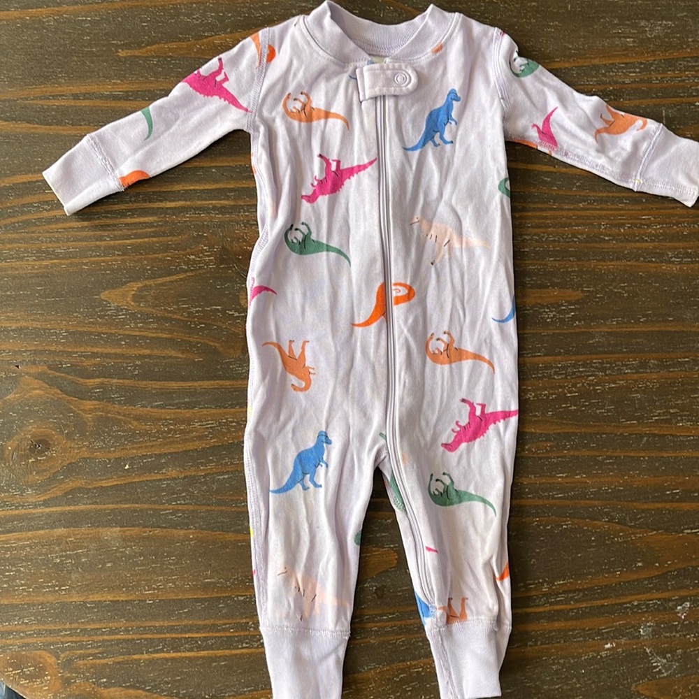 Hanna Andersson Purple Dino Sleeper